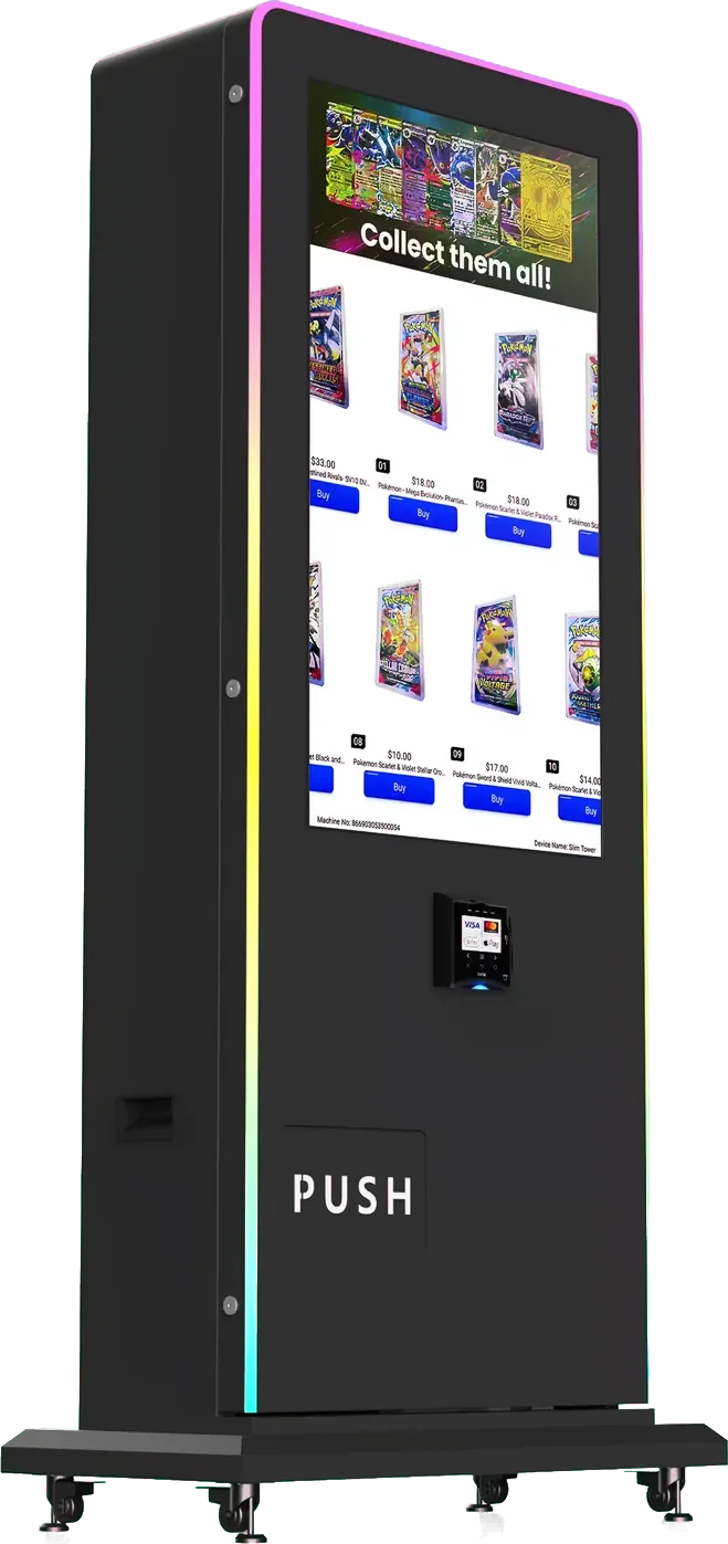 VTG Slim Tower 2.0 touchscreen vending machine